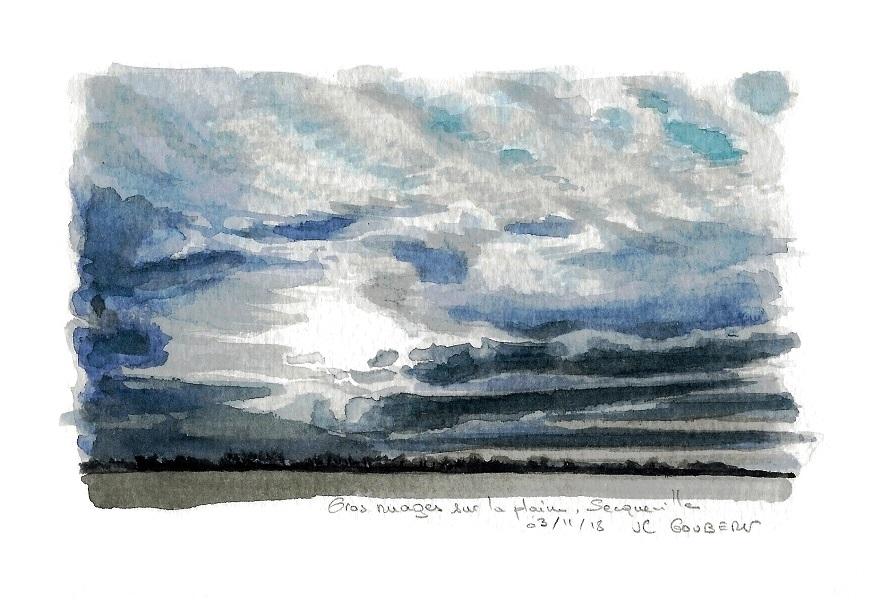 Gros nuages sur la plaine secqueville 03 11 19